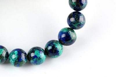 Pulsera de Cuentas Azurita Fénix Turquesa Natural - Image 9