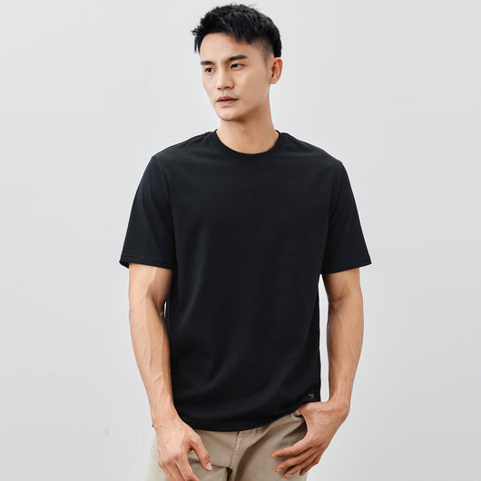 Playera Básica de Algodón Pesado para Hombre - Cuello Redondo Clásico - Image 20