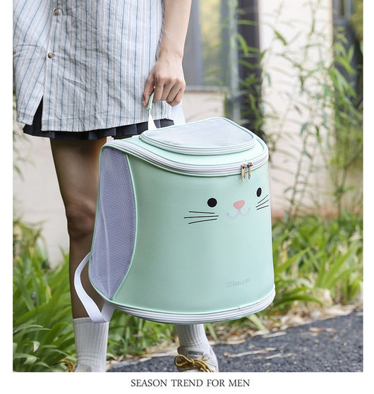 Mochila Transportadora Plegable para Mascotas - Gran Capacidad para Gatos y Perros - Image 37