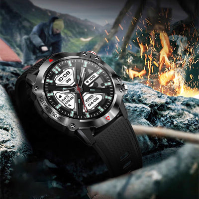 Reloj Deportivo Inteligente con Monitor de Frecuencia Cardíaca y Presión Arterial