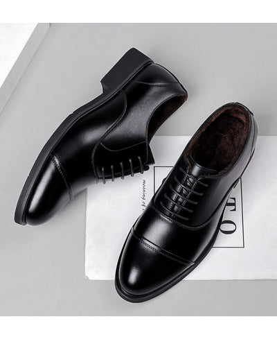 Zapatos de Cuero para Hombre con Alzada Interna y Punta Afilada - Calzado de Boda - Image 19