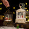 Bola de Nieve Musical Navideña con Cristal Brillante