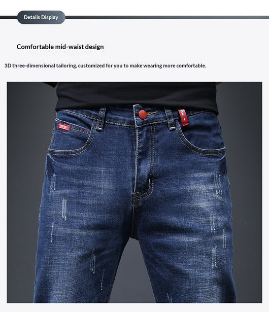 Jeans Rotos para Hombre con Detalles Desgarrados - Image 11