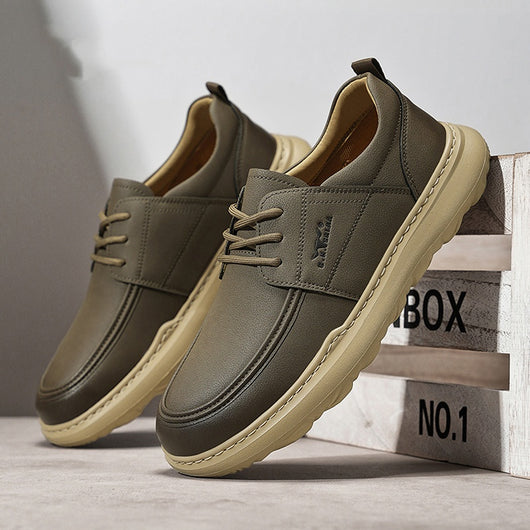 Zapatos Casuales de Cuero para Hombre - Diseño Versátil y Ligero - Image 6