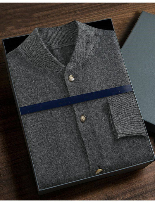 Cardigan Grueso y Cálido para Hombre - Suéter Holgado - Image 16