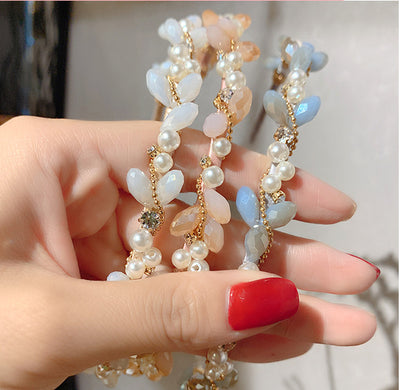 Diadema Hada de Cristal con Broche - Tocado Brillante de Rhinestones - Image 6