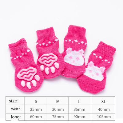 Calcetines y Botitas Protectoras para Perros y Gatos Antirasguños - Image 6