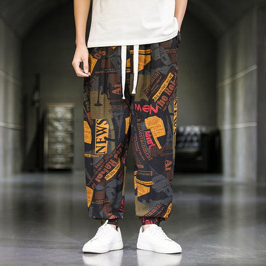 Pantalones Casuales Holgados Transpirables para Hombre - Image 19