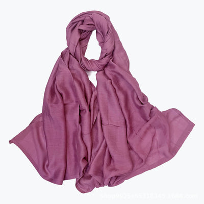 Pañuelo Modal Doble Costura - Bufanda Suave y Versátil - Image 25