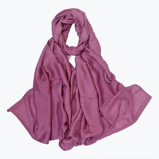 Pañuelo Modal Doble Costura - Bufanda Suave y Versátil - Image 25