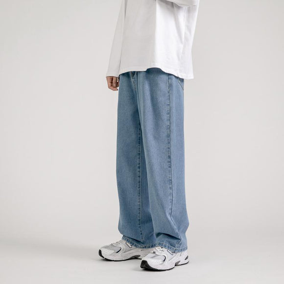 Pantalones Anchos con Drapeado Elegante