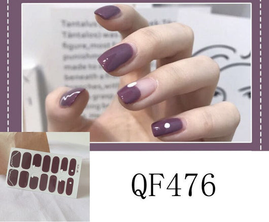 Stickers de Uñas 3D con Diamantes - 14 Diseños Impermeables para Embarazadas - Image 14