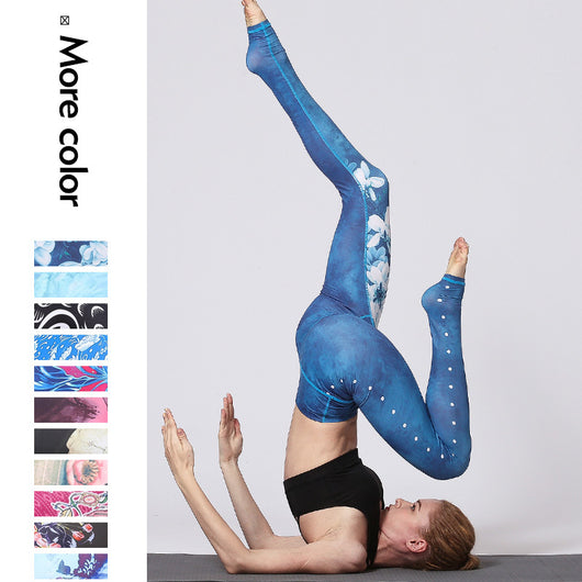 Pantalones de yoga estampados para mujer - Image 4