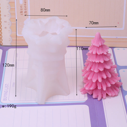 Molde de Silicona para Velas Navideñas - Árbol de Navidad - Image 3