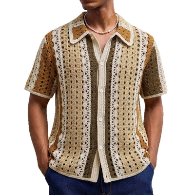 Suéter Tejido de Punto Soluble en Agua para Hombre - Image 5