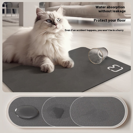 Tapete Absorbente para Comedero de Mascotas - Antideslizante y Lavable - Image 2