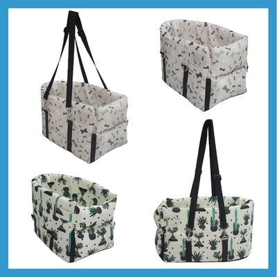 Asiento de Seguridad para Mascotas con Reposabrazos Central y Cama Impermeable - Image 18