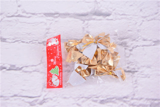 Moño Navideño Rojo Pequeño de Terciopelo 6cm - Image 16