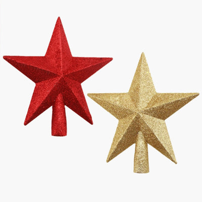 Estrella Cimera Navideña con Polvo Dorado - Adorno Tridimensional - Image 4