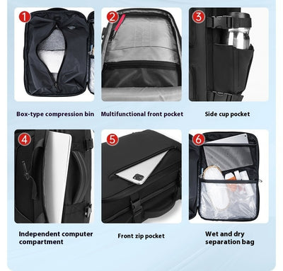 Mochila Compresible de Diseño Minimalista - Image 12