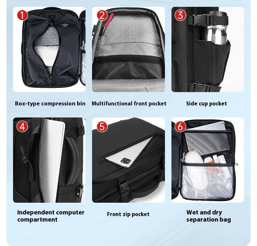 Mochila Compresible de Diseño Minimalista - Image 12