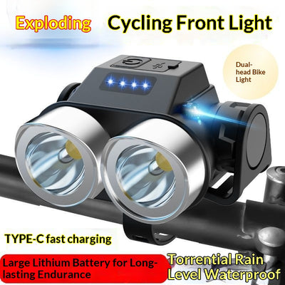 Luz Frontal para Bicicleta Recargable Ultra Brillante - Image 3