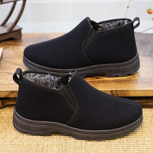 Zapatos Cálidos Estilo Pekín con Forro de Conejo y Caña Alta - Image 6