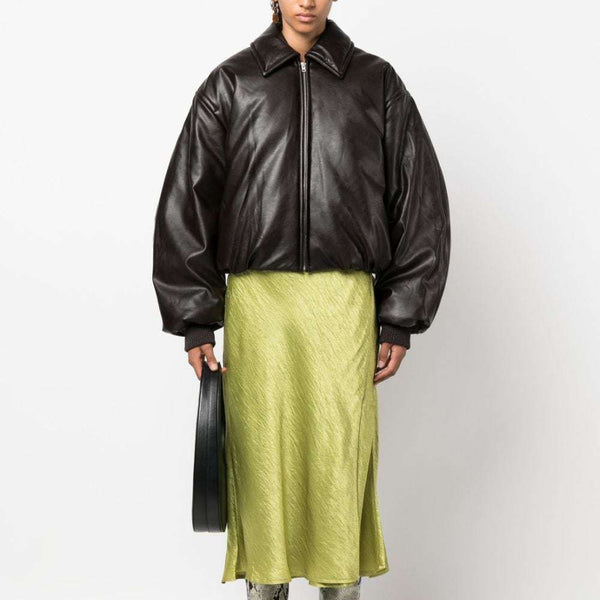 Chaqueta Acolchada Térmica Impermeable - Cuero Sintético para Otoño e Invierno