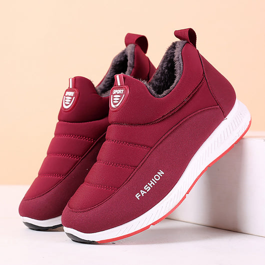 Zapatos de Tela Cómodos Antideslizantes y Resistentes con Forro de Velvetina - Image 8
