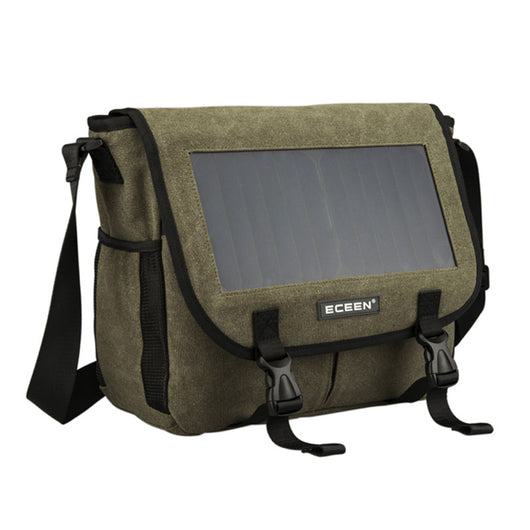 Mochila de Lona con Carga Solar para Deportes al Aire Libre - Image 7