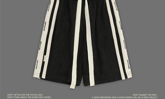Shorts Deportivos Suede Sueltos para Niños - Estilo Trendy - Image 2