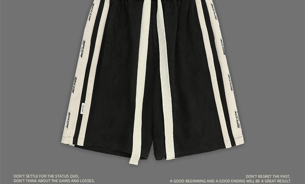 Shorts Deportivos Suede Sueltos para Niños - Estilo Trendy