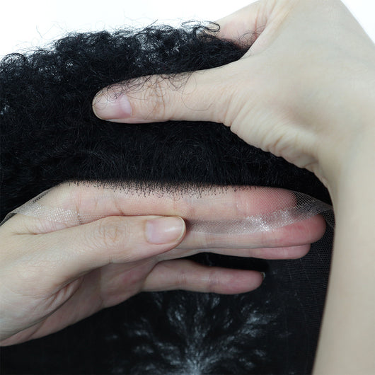 Encaje Africano Cabello Humano para Hombres - Image 14