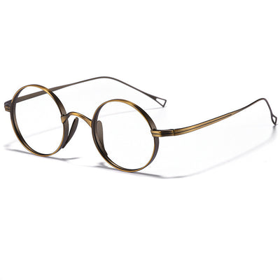 Gafas Redondas de Titanio Puro Estilo Vintage - Image 14