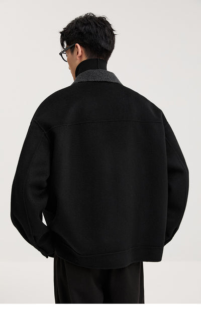 Chaqueta de Lana Doble Faz con Cuello de Lana de Cordero Premium - Image 17