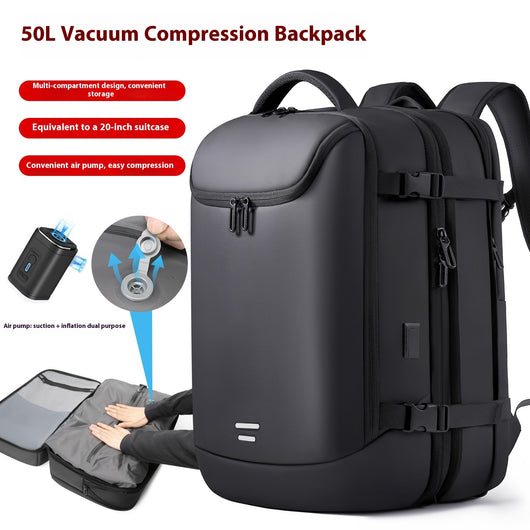 Mochila Multifuncional con Compresión al Vacío para Hombre - Image 2