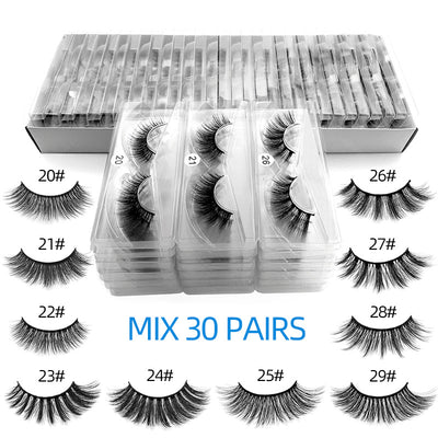 Set de Pestañas Naturales Tipo Cruzado con Fibra Premium - Image 11