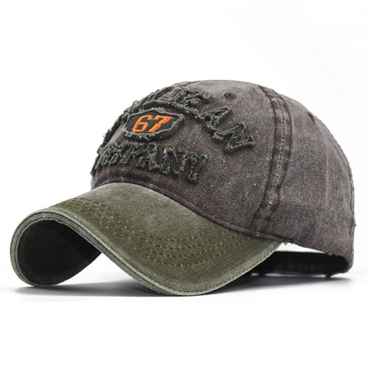 Gorra de Béisbol de Algodón con Bordado 3D y Diseño Vintage Ajustable
