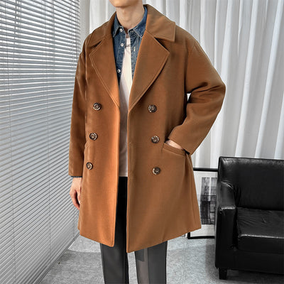 Abrigo de Lana Estilo Británico Hasta la Rodilla - Image 27