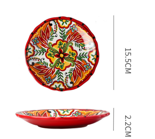 Vajilla Cerámica Bohemia con Diseño Artesanal - Image 20