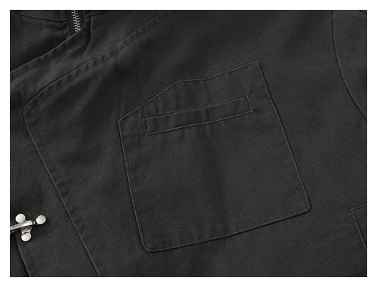 Chaqueta de Trabajo Cuello Mao Hombre - Diseño Premium Primavera Otoño - Image 20