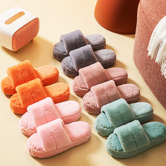 Pantuflas de Algodón Cómodas para Casa - Diseño Plano y Suave