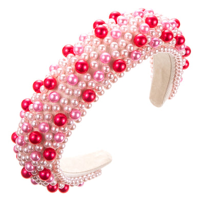Diadema de Espuma con Perlas de Colores para Mujer - Image 5