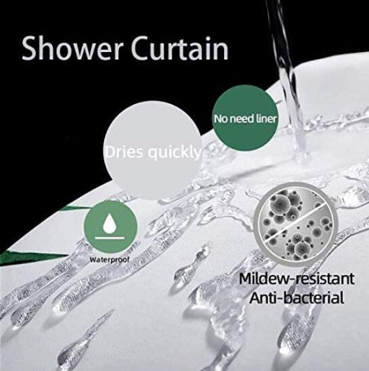 Cortina de Baño Halloween Impresa Gruesa e Impermeable - Image 18