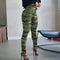 Leggins de Camuflaje Otoñal con Ajuste a la Cintura para Mujer