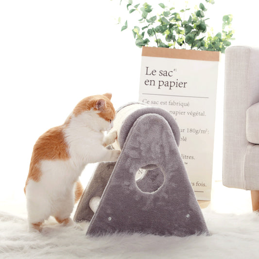 Árbol Rascador para Gatos Pequeño DIY con Cubo de Sisal