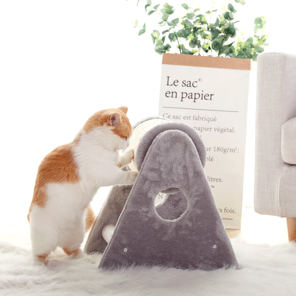 Árbol Rascador para Gatos Pequeño DIY con Cubo de Sisal