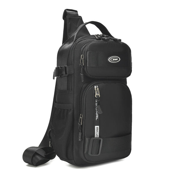 Bolsa Pectoral Multifuncional para Hombre - Nylon Ligero