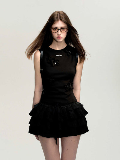Falda Blanca Primavera con Bordados Hipster - Image 11