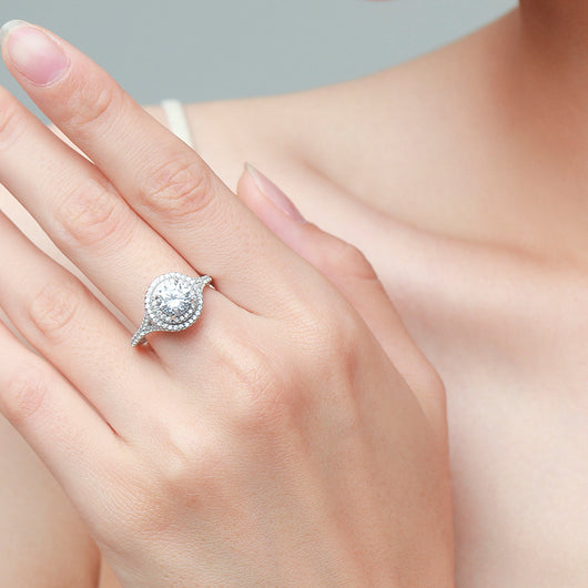 Anillo de Plata 925 con Diamante Sintético de 5 Quilates - Image 8